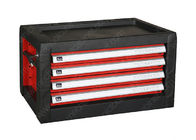 ตู้เครื่องมืออเนกประสงค์กล่องเหล็กตู้เครื่องมือช่างโลหะสีแดงสีดำพร้อมลิ้นชัก