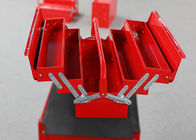 กล่องเครื่องมือ Cantilever สีแดง 21 &quot;530 มม., กล่องเครื่องมือพกพาโลหะพกพา